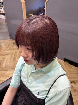 アルター(aL ter) 【ボブ×レッド】チェリーブラウン/透明感カラー