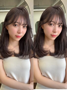 ボタン ハカタ(VOTAN hakata) グレージュカラー/レイヤーカット/ブリーチなしカラー