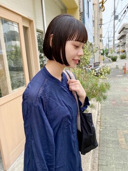 レーン(LANE)の写真/【西明石】お客様の髪質や骨格を見極めて顔周りの似合うカットをご提案☆自宅でも再現しやすいカット◎