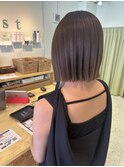 ボブ×髪質改善縮毛矯正