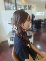 ローレン(LOREM)&nbsp;ウエディング×編み下ろし9.5アプリコットオレンジ