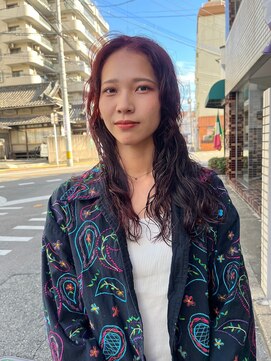 ベンジー 薬院大通店(benji) ウェーブパーマ×ブリーチパーマ