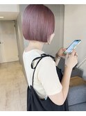 ピンクミニボブ