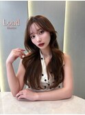 韓国顔周り/バタフライカット/ミディアムレイヤーカット/錦糸町