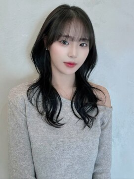 セブンルックス(7LOOKS) 【髪質改善】アッシュカラー×セミロング韓国レイヤー