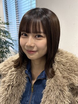 ワープ 青葉台(WARP) ボブ/カット/前髪/ミディアム/切りっぱなし/青葉台