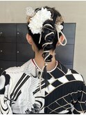 卒業式セット和装袴ヘアセットタイトシニヨン/今枝