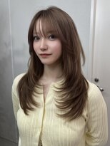 ソア 京都三条河原町(SOA) 20代30代レイヤーカット×ミルクカラー