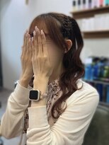 コルツー(CoL2)&nbsp;編み上げハーフツイン/横浜ヘアメ/ウェーブ巻き