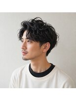 クリアオム 草加(CLEAR homme) センターパート×ニュアンスパーマ