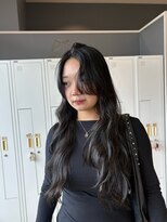 シー 野田店(she.) 艶ブラック×レイヤースタイル
