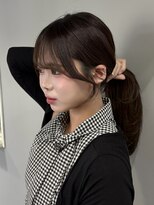 アウラ 近鉄八尾駅前店(Aura)&nbsp;結んでも可愛い◎顔周りカット♪