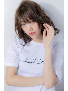 ユーフォリア 新宿通り(Euphoria) 【Euphoria】小顔ミディアムスタイル×ブランジュ☆小田 亮