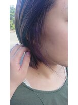 ミロクヘアー (Miroku hair)&nbsp;ショートでもさりげにオシャレ☆インナーカラー