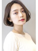  グレージュ × 毛束感 』ミニボブ ☆センターパート