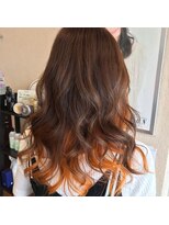 パッション 石巻蛇田店(PASSION) 可愛い♪オレンジインナーカラー