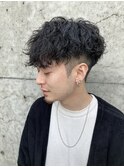 ツーブロック/メンズマッシュ/ツイストスパイラルパーマ