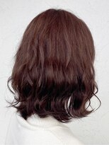 ヘアデザイン マノス(hair design mano's) カシスカラー/ロブヘア/フレンチガーリー/暖色系カラー