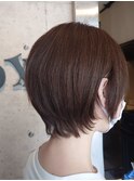 ナチュラルショート/耳かけショート