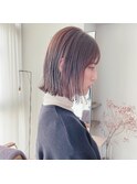 【unico.】可愛い・ぱつっとボブ・あご下2cm・外ハネぼぶ・