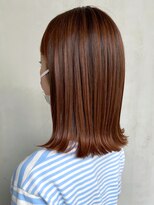 アイティーバイアルバム 八王子店(IT by ALBUM) レッドブラウン_ショコラベージュボブルフベビーバング_ba340911