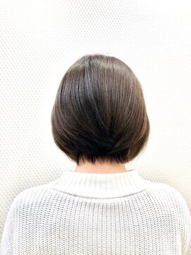 クオリス 上福岡店(QUALIS) グラデーション/ショートボブ/ベージュ/30代40代50代/丸み/小顔/