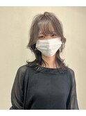 ナチュラルレイヤー　カジュアルウルフ　ブラウンカラー