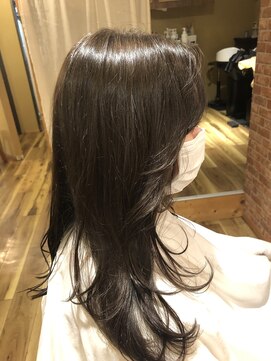 ラクヘアー 明大前(rakhair) 韓国風レイヤースタイル