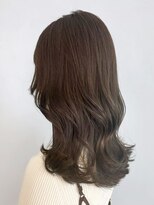 アイティー バイ アルバム 浦和店(IT by ALBUM)&nbsp;グレージュミディ_グレージュカラーボブウルフ_ba402381