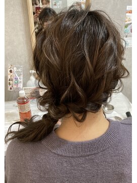 アールイー(Re:) お呼ばれ　サイドポニー