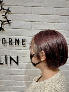 ヘア スパ ビューティー エールフォルム(HAIR SPA BEAUTY YELLFORME) ショートカット×インナーカラー★