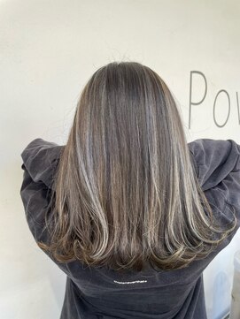 ヘアーメイクパウダー 天王寺寺田町店(Hair make powder) 大人可愛い20代30代40代小顔レイヤーコントラストハイライト