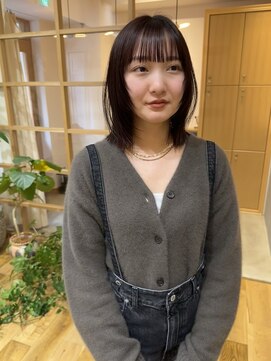 スムーク(smuk) 【smuk/岩澤美紅】結べるボブ/レットブラウン/フェイスレイヤー