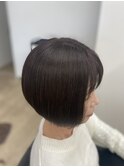 前下がりのショートボブ
