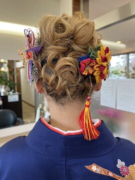 ブラウン(BROWN) アップスタイル