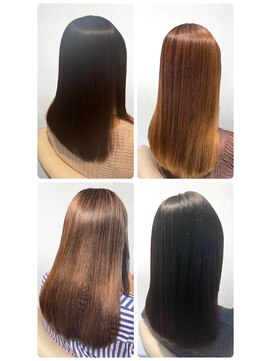 美容室フルール 20代30代40代髪質改善酸熱トリートメント艶感ストレート