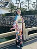 【持ち込みの着物/振袖で撮影も】着物/振袖着付け＋スタジオ/ロケ撮影コース