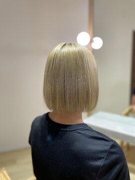 アンダーバー(11) ミルクティーベージュボブ