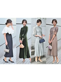 【ドレスとセットでヘアセット\2,700】シーンに合わせた一番可愛い私を叶えます◎崩れにくいトレンドstyle*