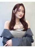 □ 韓国大宮顔周りレイヤーカットハッシュカットワンホンヘア