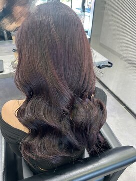 メゾンセブンルックス 宇都宮簗瀬店(Maison 7LOOKS) ブリーチなしラベンダーカラー《平畑》