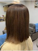 切りっぱなしボブ