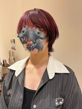 サラビューティーサイト 志免店(SARA Beauty Sight) 【あんstyle】ウルフにデザインカラー！