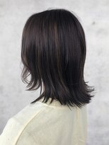 ラクレール 五香&nbsp;鎖骨ボブウルフカット地毛風カラー襟足透け感清楚ダークカラー