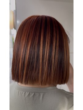 松本平太郎美容室 土浦パートワン(PART1) 土浦×アンブレラカラーオレンジ×10代20代30代40代50代60代