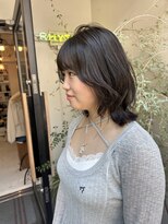 リズム(RHYTHM) ミディアムレイヤー×透明感ブルージュカラー