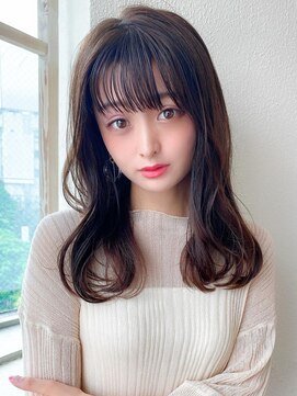 ラルユー 金山(LallYou) 30代小顔に見えるくびれヘアレイヤー × オリーブグレージュ