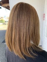 フリー(Free)&nbsp;大人可愛い艶髪さらさらミディアムヘアー×超音波トリートメント