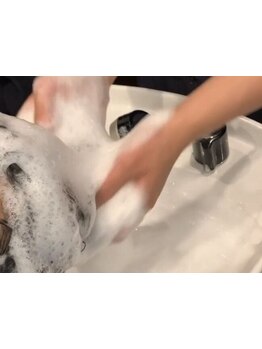 頭皮から健康な髪へ導く◇マイクロバブルのシャワーで頭皮の汚れを落とし、髪も地肌も心もリフレッシュ。
