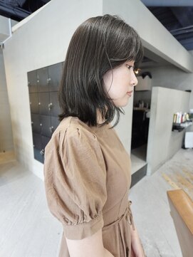 ヘアー アイス ルーチェ(HAIR ICI LUCE) ブリーチなしカラー/グレージュ/レイヤー/ハッシュカット/林